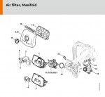 Stihl MS 193 T Tophandle Gasoline Chainsaw Spare Parts